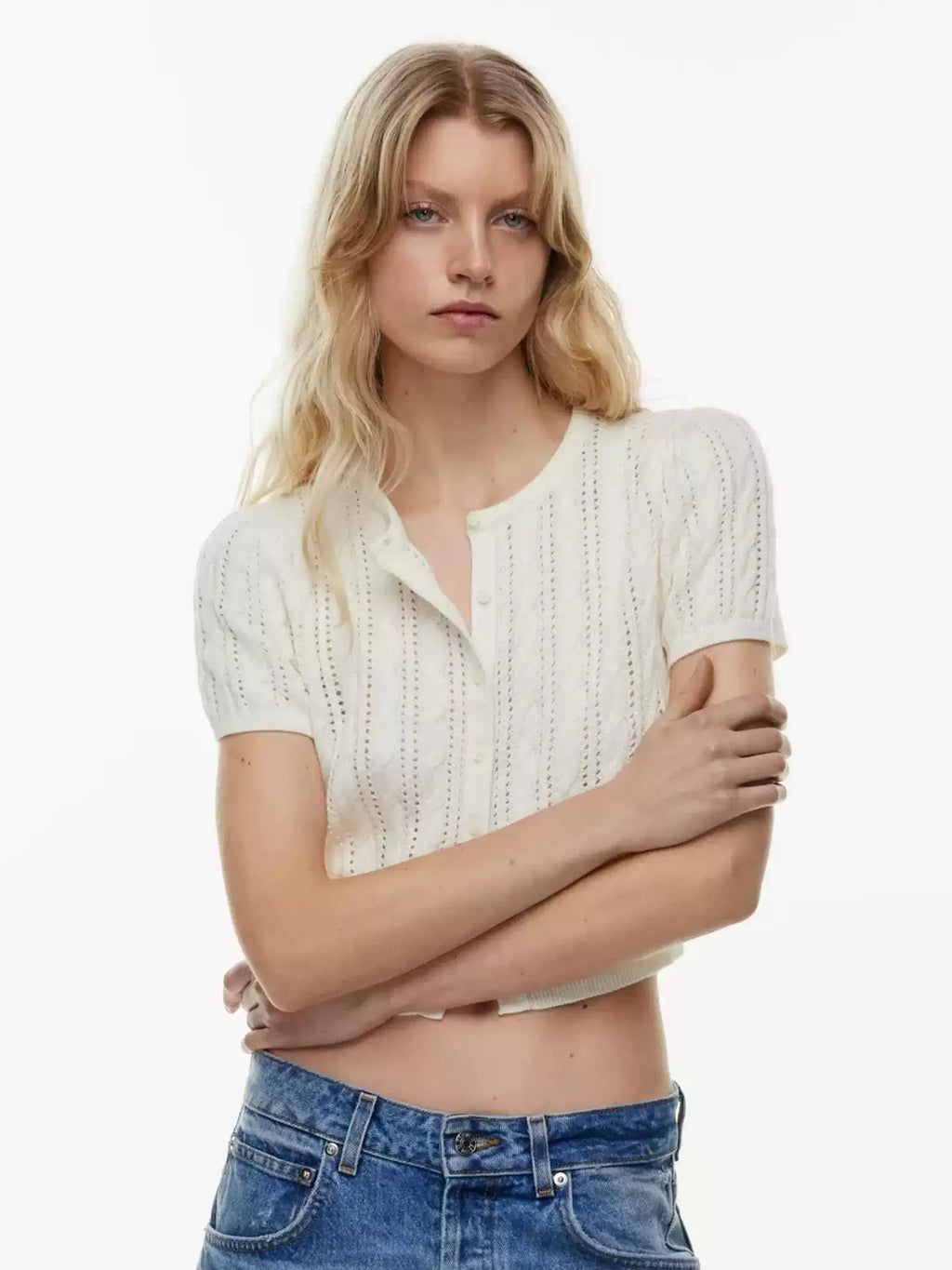 Merino Wool Puff Short Sleeves