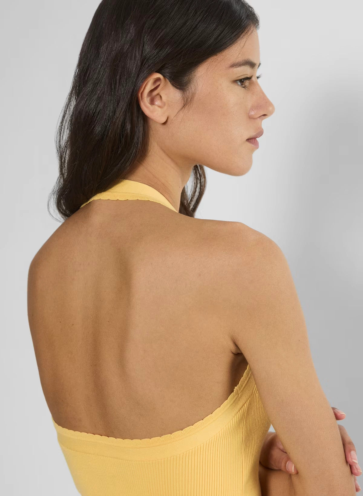 Scallop Halter Top