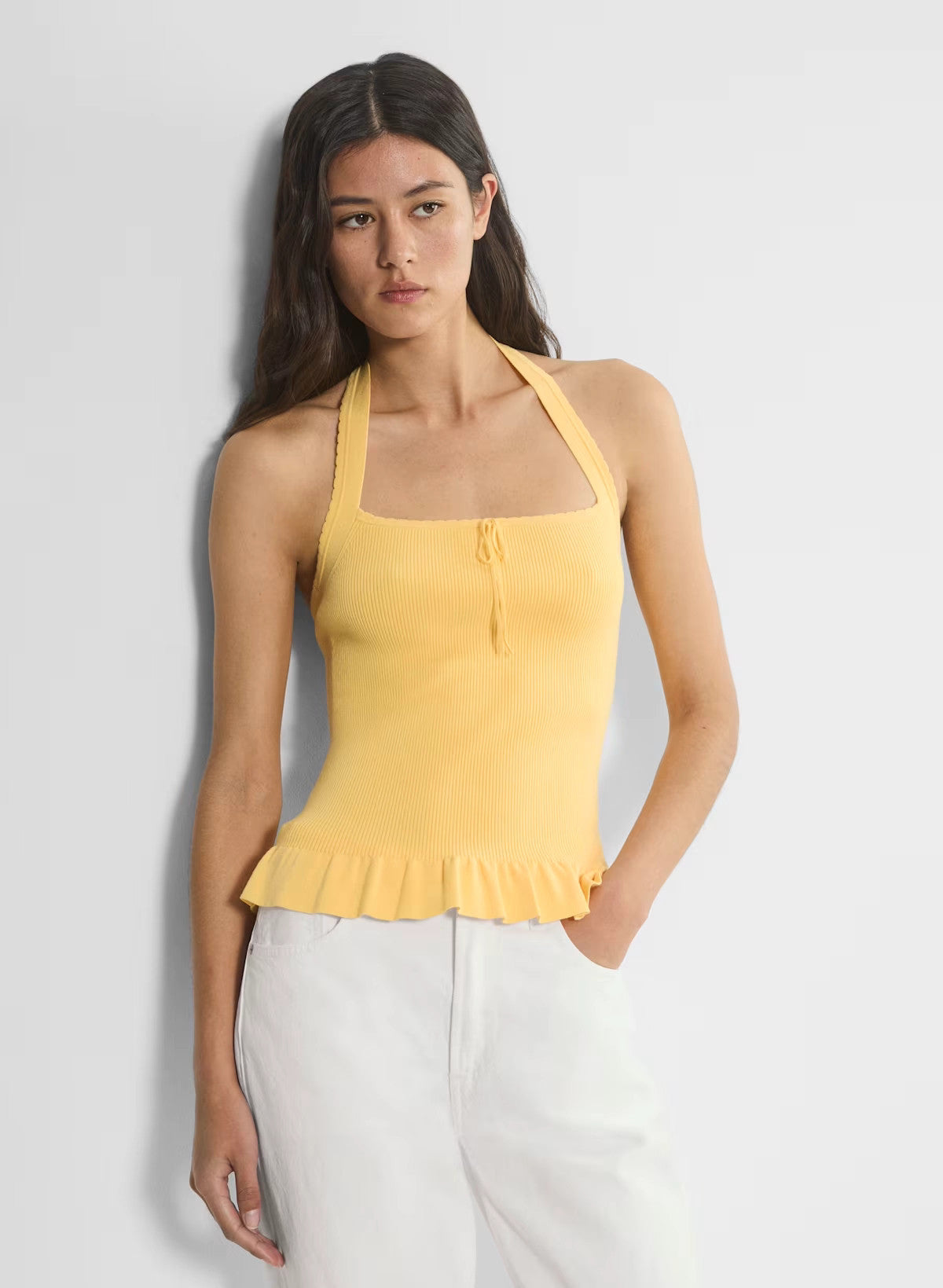 Scallop Halter Top