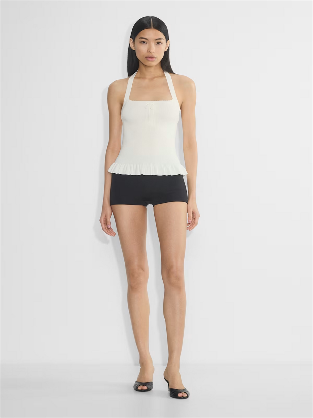 Scallop Halter Top