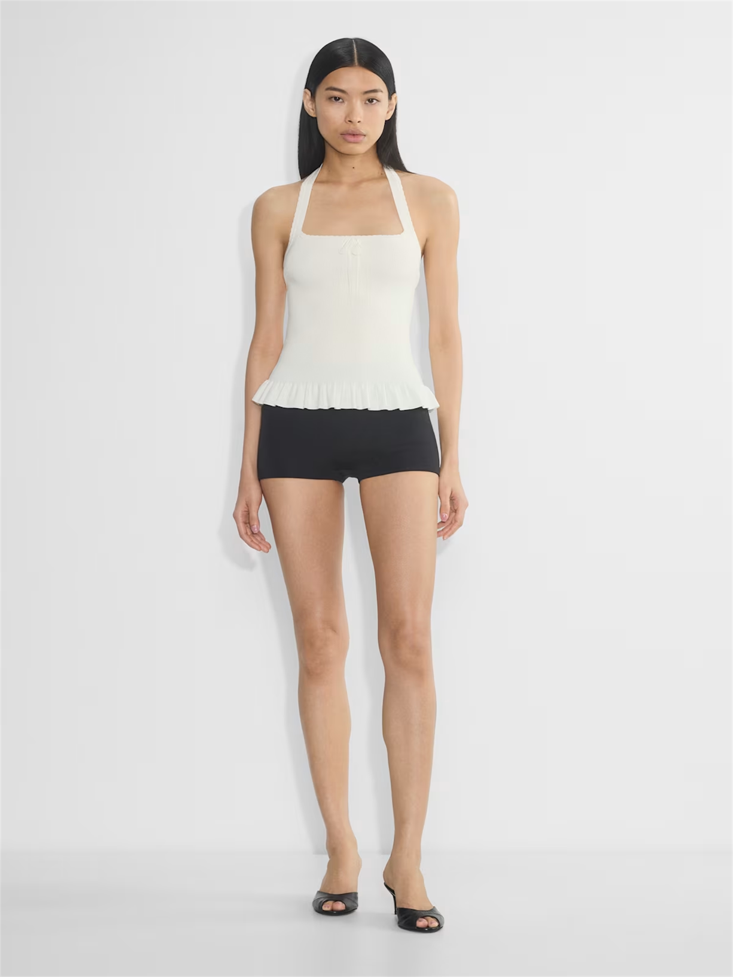 Scallop Halter Top
