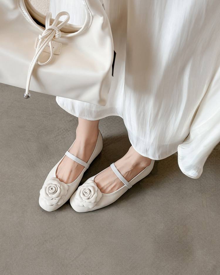 The Rosette Ballet Flat