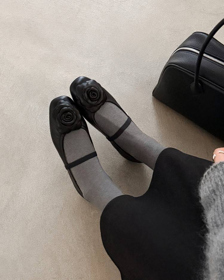 The Rosette Ballet Flat