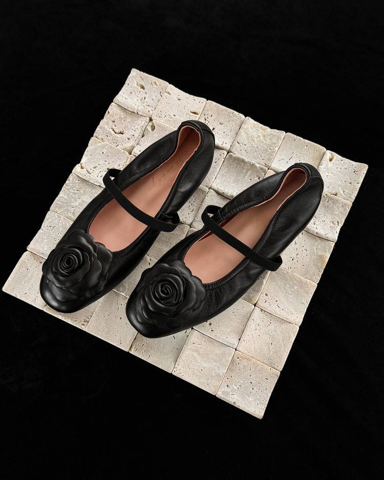 The Rosette Ballet Flat